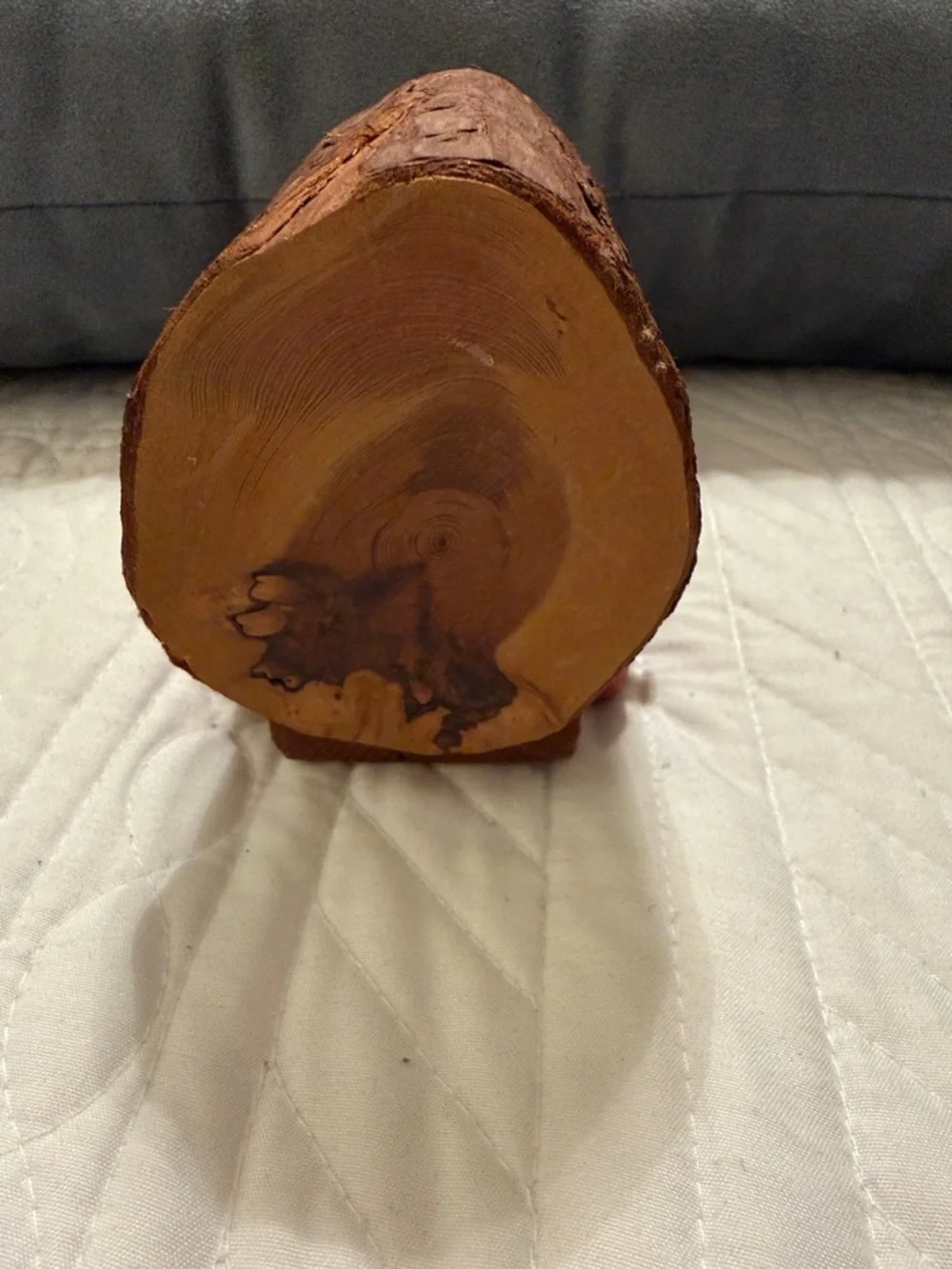 Wooden Toy Truck California Redwood Logger Vintage Collectible